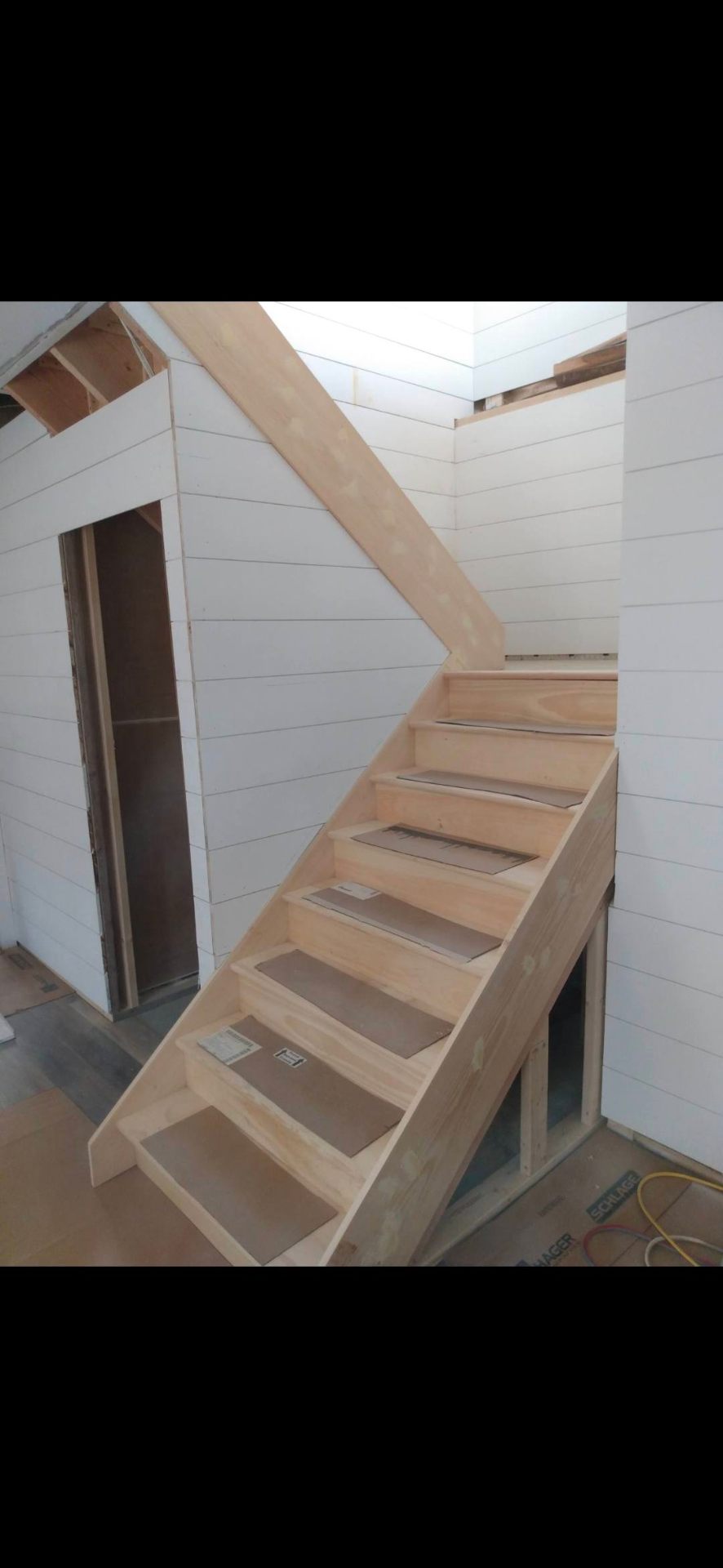 Custom wood staircase